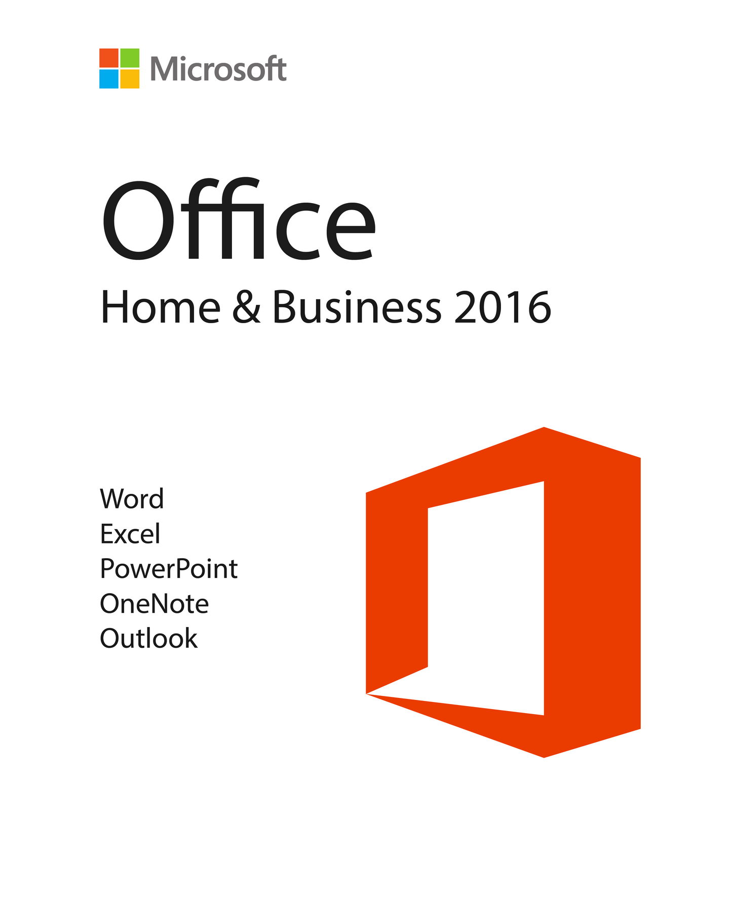 Microsoft Office 2016 Home & Business - Digital License