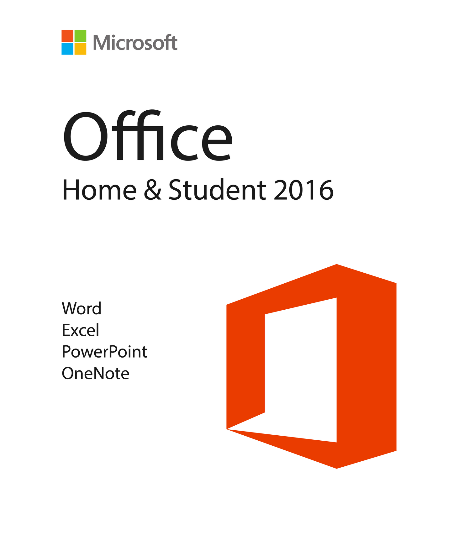 Microsoft Office 2016 Home & Student - Digital License