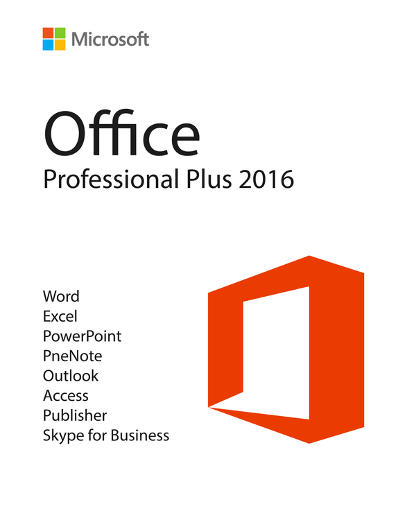 Microsoft Office 2016 Professional Plus - Licencia Digital (Key)